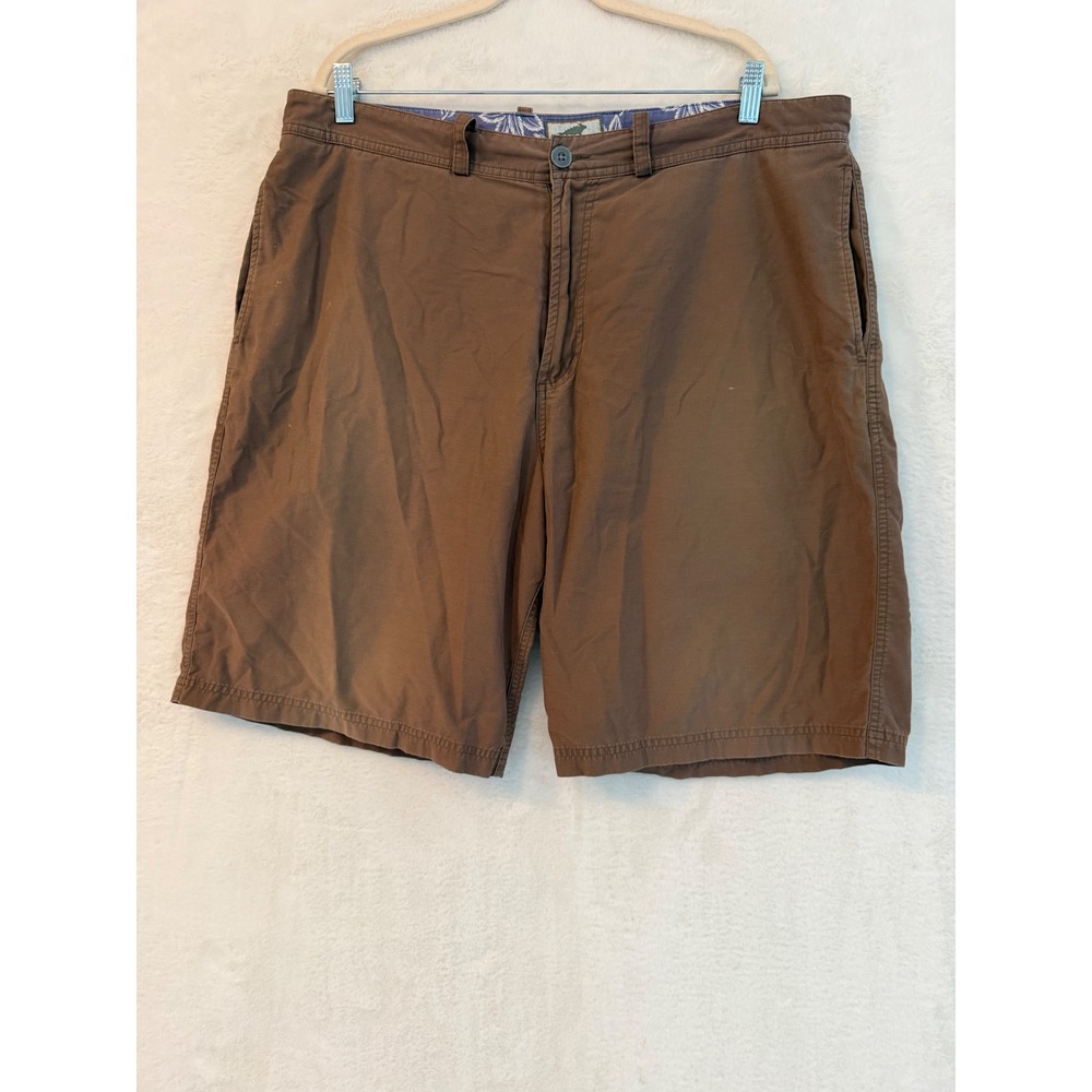 Horny Toad Mens Brown Cotton Nylon Blend Casual Hiking Shorts Size 38